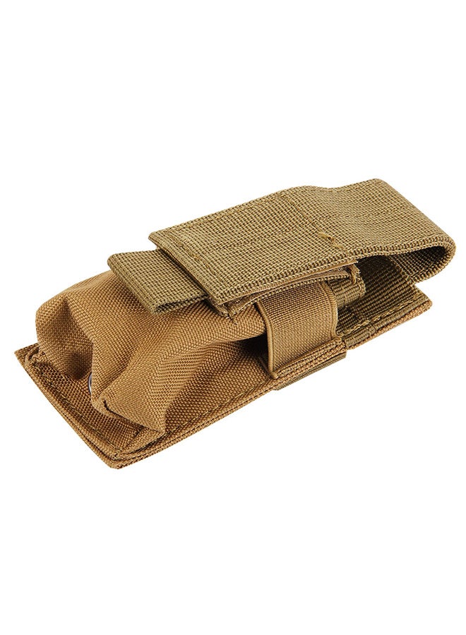 Mini Portable Flashlight Protective Cover Brown 15x4x2cm - Image 2