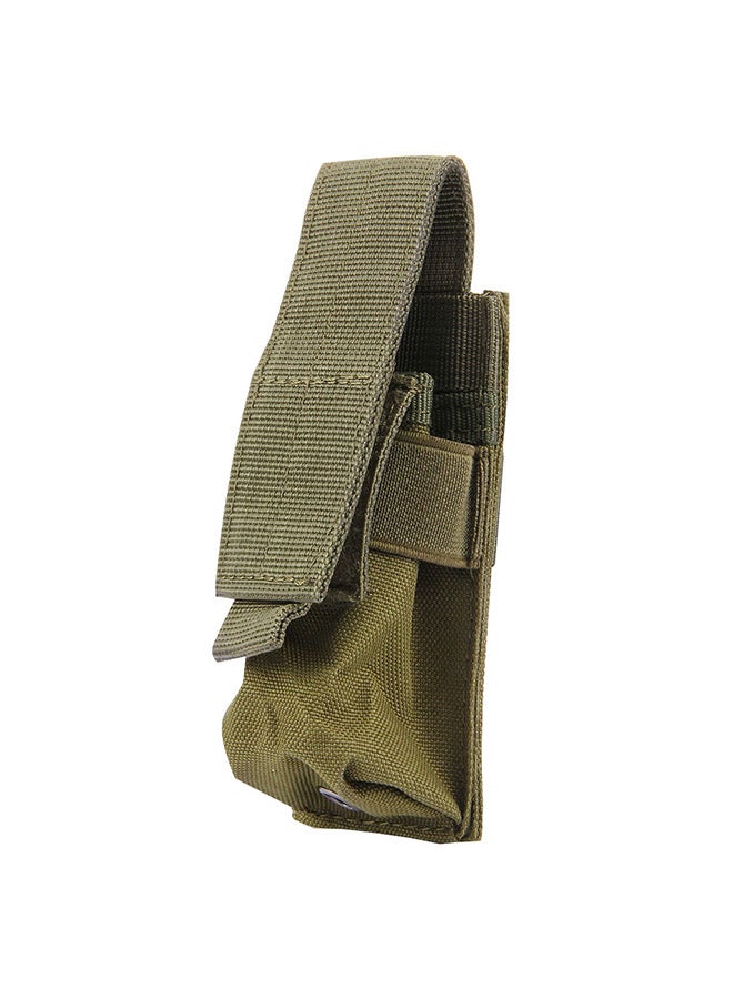 Mini Portable Flashlight Protective Cover Green 15x4x2cm - Image 1