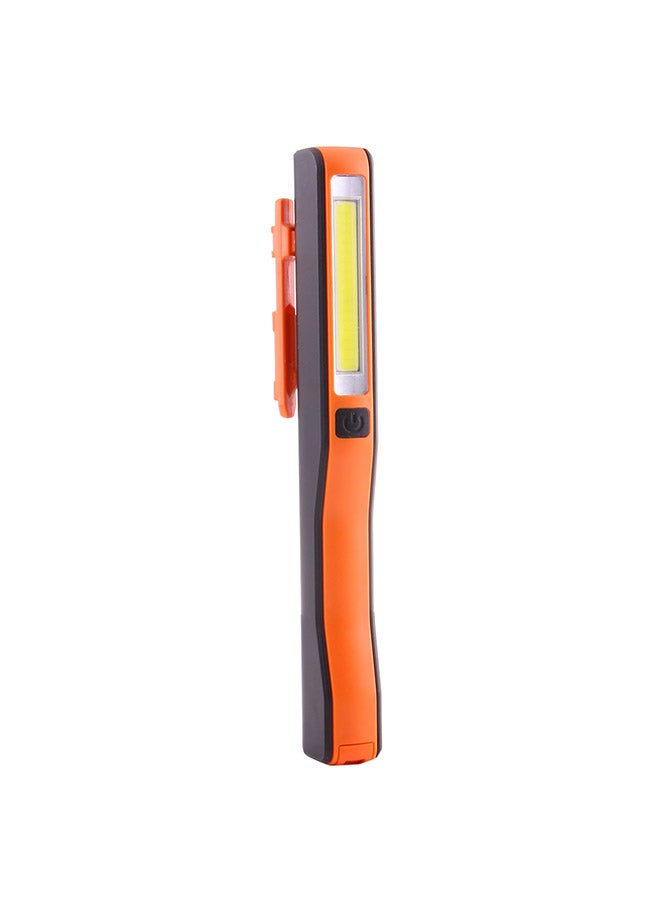 100LM High Brightness Pen Shape Flashlight Orange 18x3x2cm - Image 1