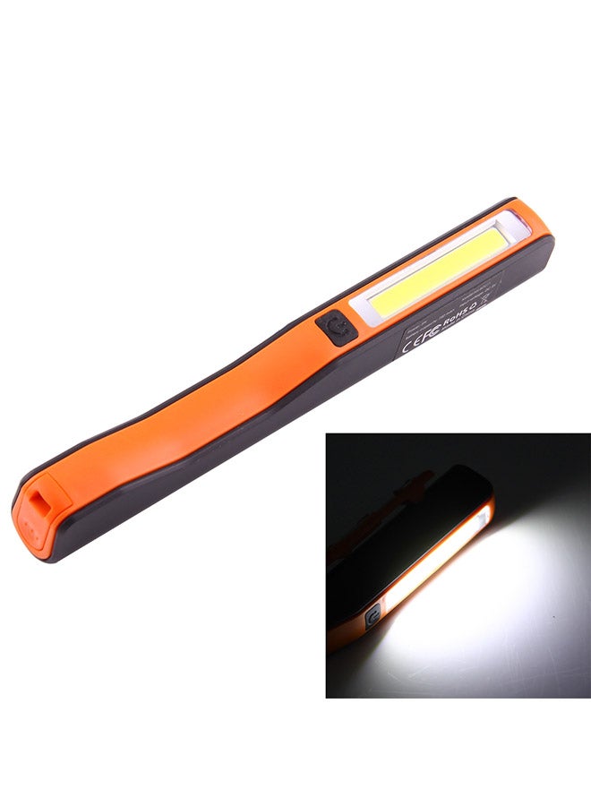 100LM High Brightness Pen Shape Flashlight Orange 18x3x2cm - Image 2