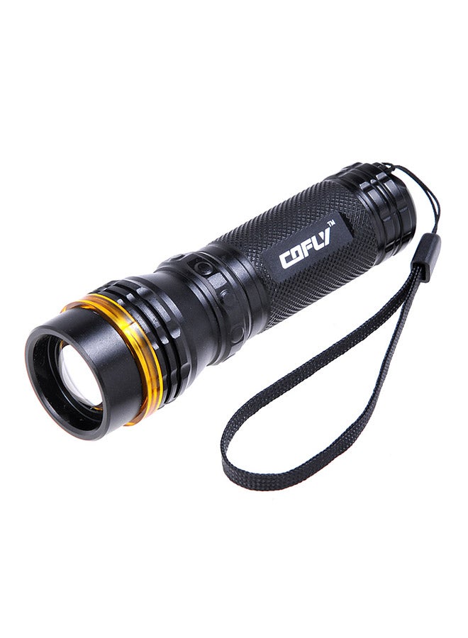COFLY KX-F398 250LM Zooming Flashlight Black 12x4x4cm