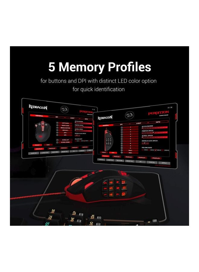 REDRAGON M901 Wired Gaming Optical Mouse - Image 5