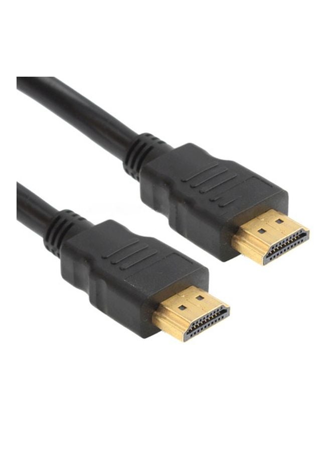 كابل من HDMI ذكر إلى HDMI ذكر أسود/ذهبي - Image 2