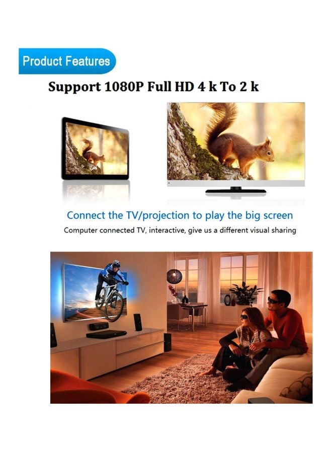 كابل من HDMI 2.0 ذكر إلى HDMI ذكر أسود  - Image 4