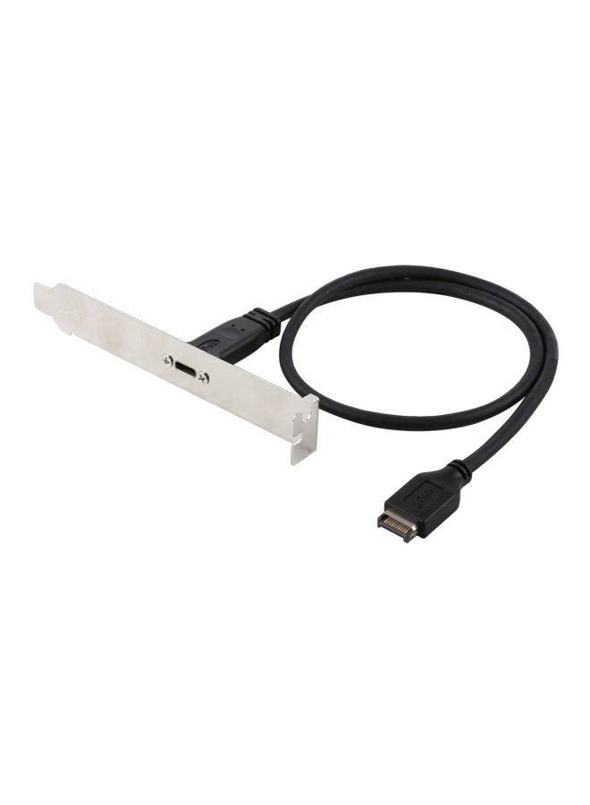 Extension Connector Cable Black 50cm - Image 1