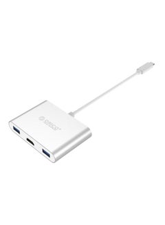 5-Port USB Hub Silver