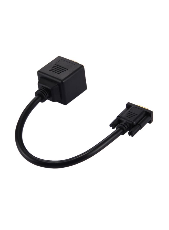 Female To Male VGA Splitter Cable Black - Image 3