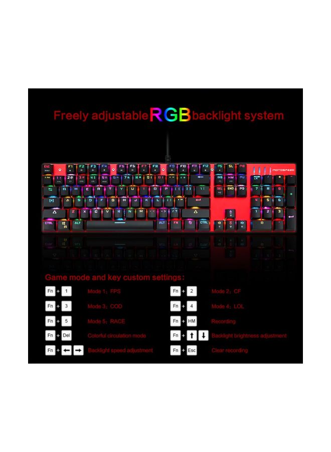 Inflictor CK104 Mechanical Gaming Keyboard