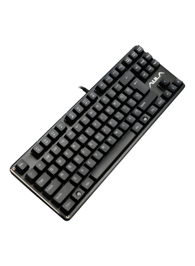 AULA - F2012 USB Mechanical Gaming Keyboard Black - Image 1