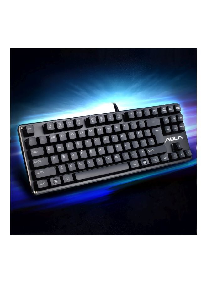 AULA - F2012 USB Mechanical Gaming Keyboard Black - Image 1