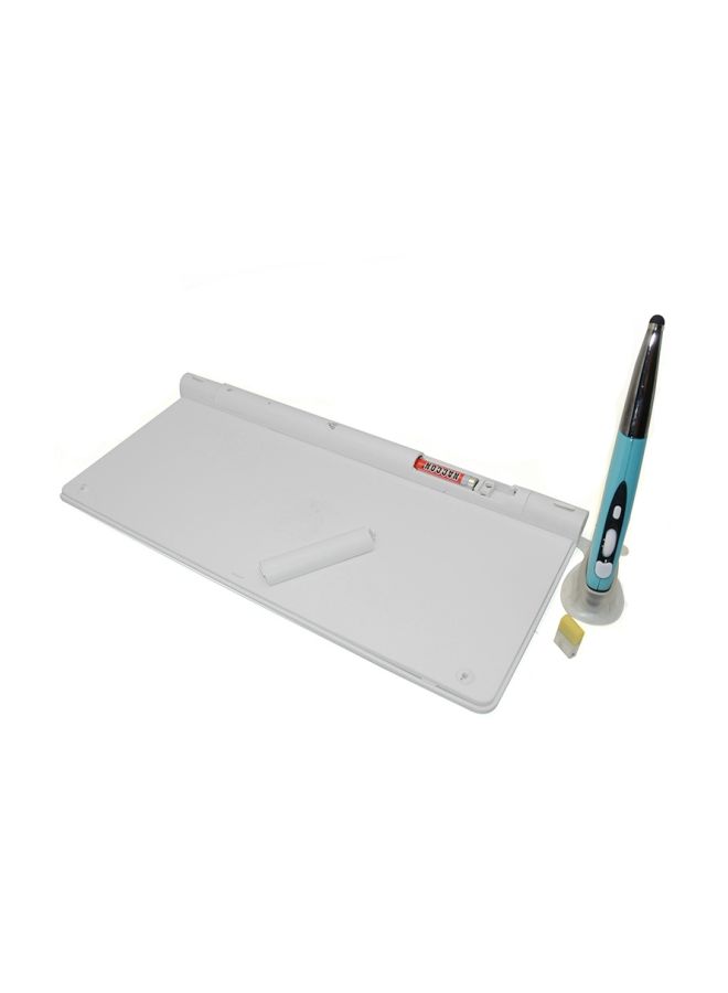 Generic KB3261W Bluetooth Pen Mouse And Keyboard Set With Stylus Pen White  - Image 3