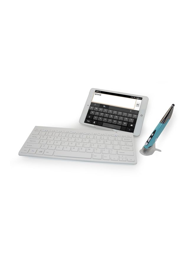 Generic KB3261W Bluetooth Pen Mouse And Keyboard Set With Stylus Pen White  - Image 5