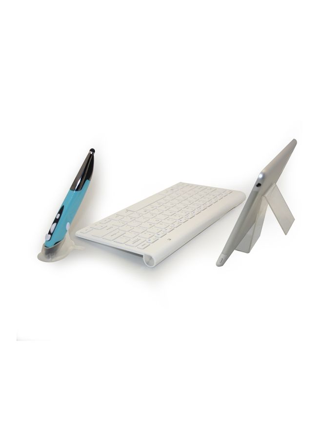 Generic KB3261W Bluetooth Pen Mouse And Keyboard Set With Stylus Pen White  - Image 4