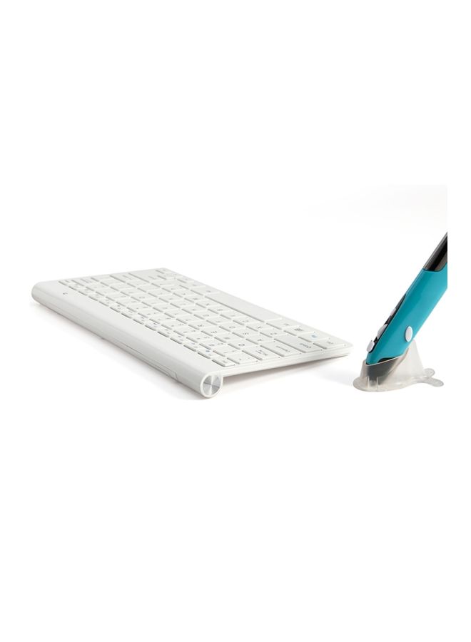 Generic Bluetooth Pen Mouse And Keyboard Set With USB Receiver White  - Image 4
