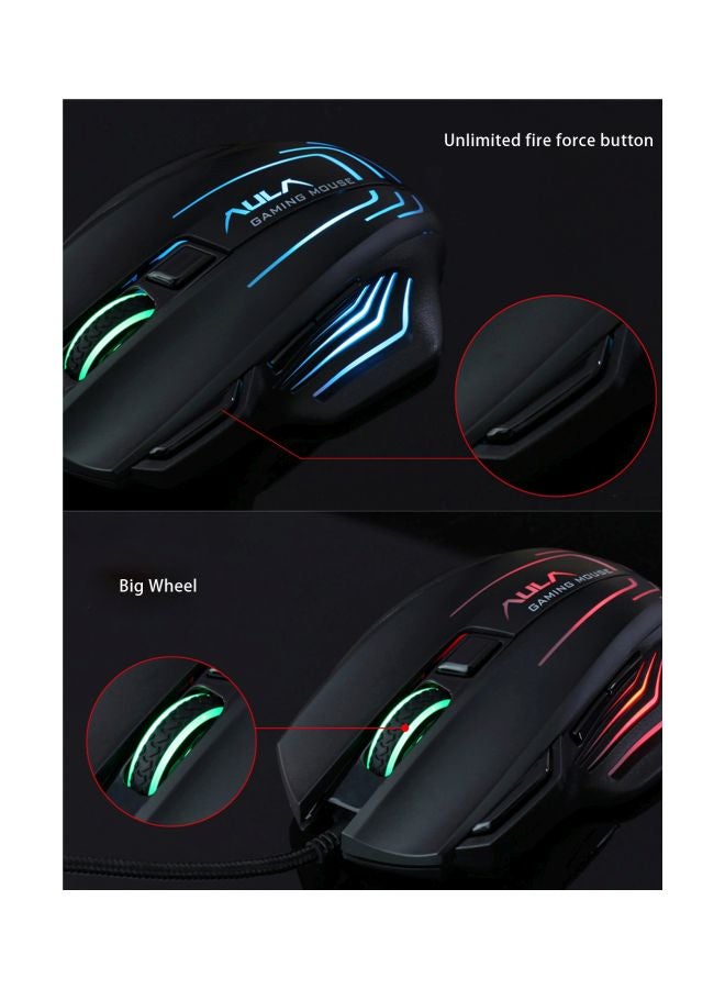 Aula Series Ghost Shark Ii Wired Optical Mouse
