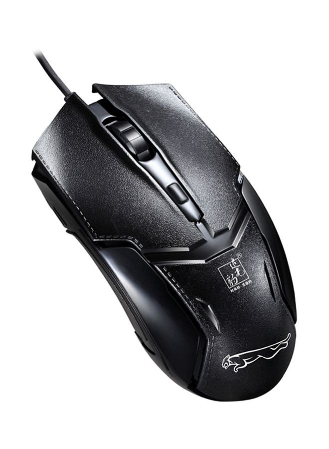 ماوس ألعاب ضوئي بمنفذ USB أسود - Image 3