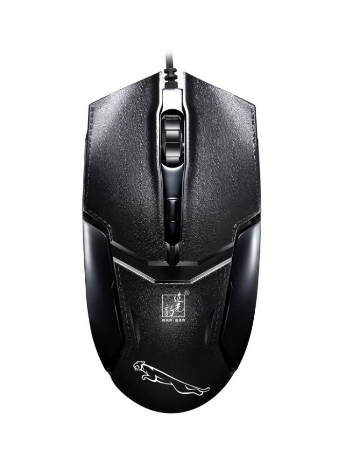 ماوس ألعاب ضوئي بمنفذ USB أسود - Image 1