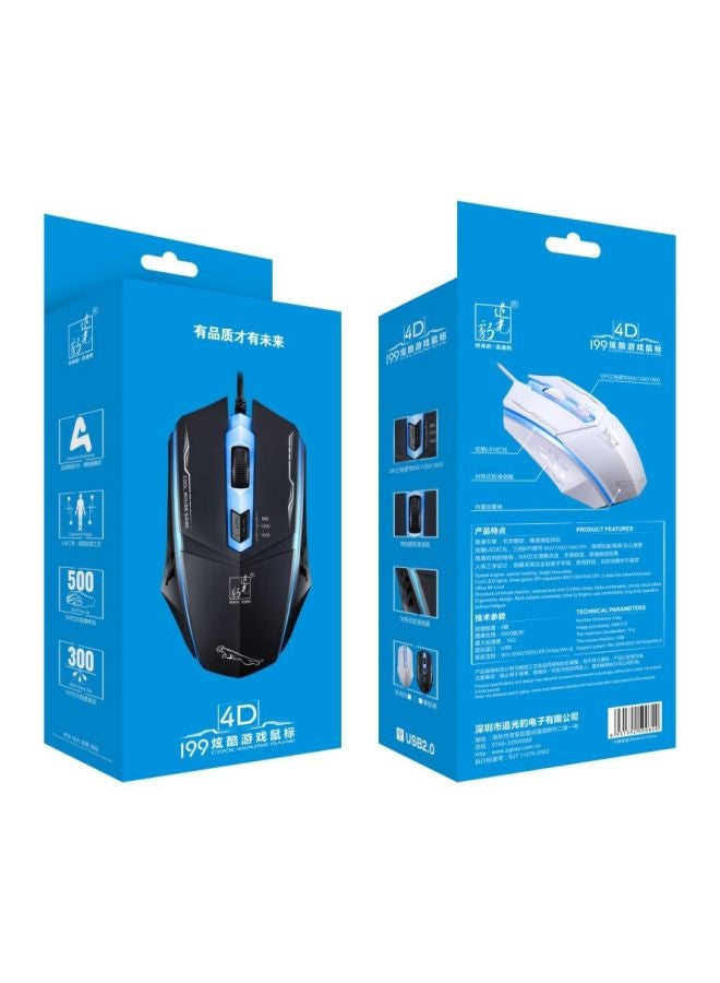 LED Backlit Gaming Mouse White - Image 4