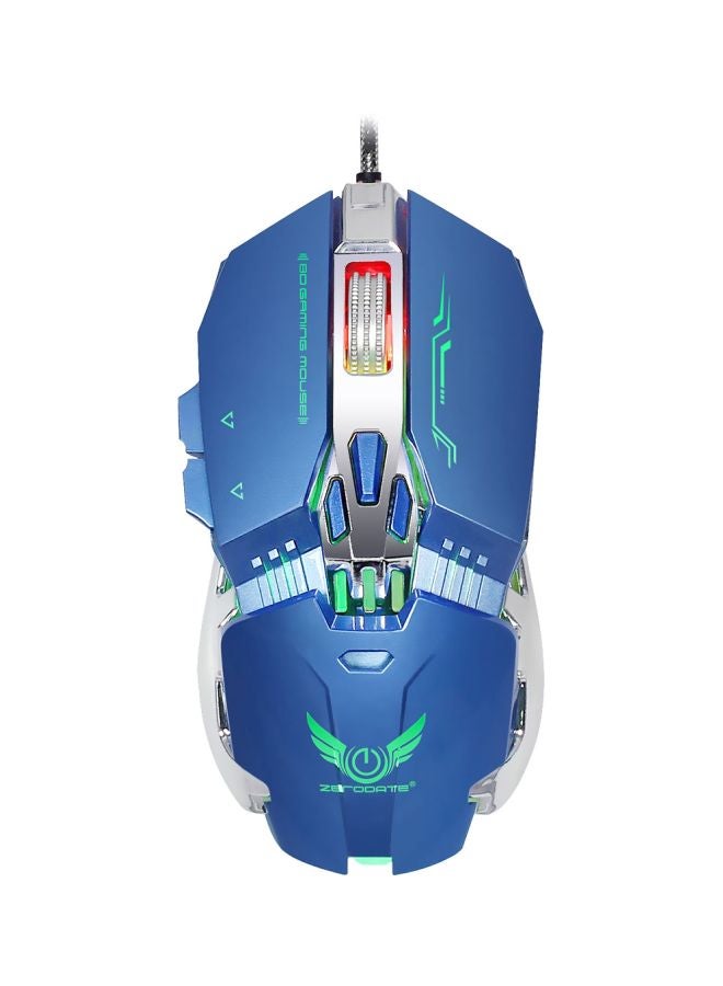 ماركة غير محددة ماوس ألعاب ضوئي سلكي بإضاءة LED أزرق  - Image 1