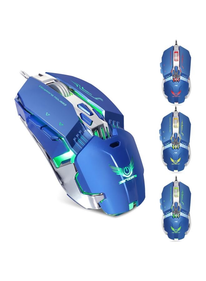 ماركة غير محددة ماوس ألعاب ضوئي سلكي بإضاءة LED أزرق  - Image 2