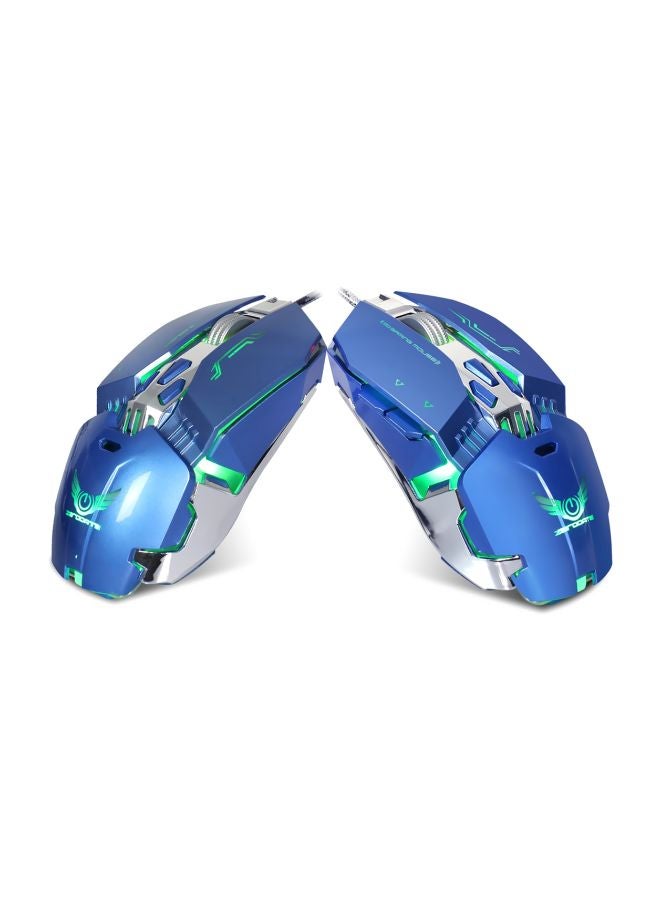 ماركة غير محددة ماوس ألعاب ضوئي سلكي بإضاءة LED أزرق  - Image 4