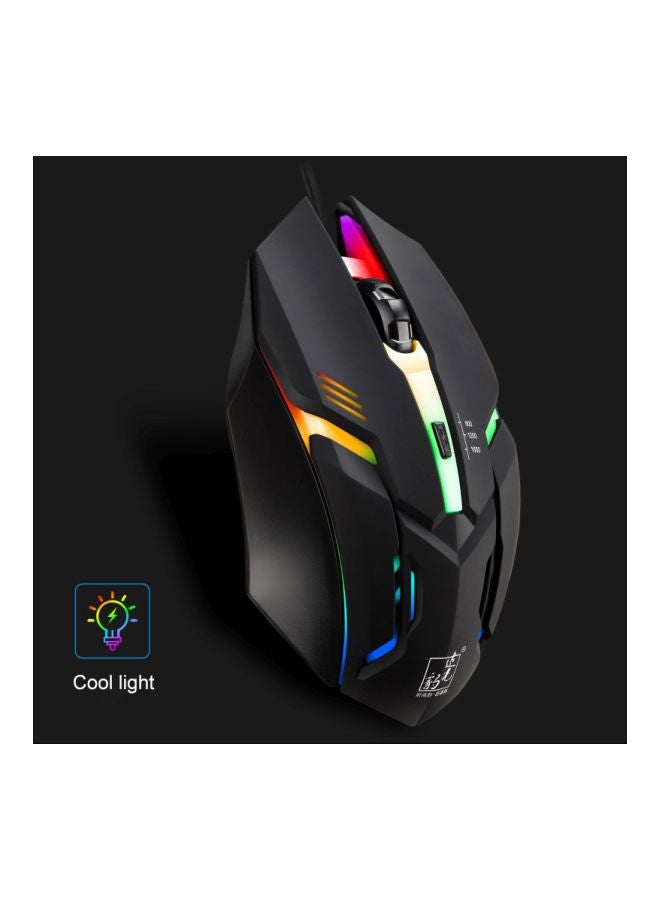 تشاسينج ليوبارد ماوس ألعاب K2 ضوئي سلكي أسود - Image 3