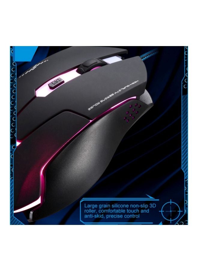تشاسينج ليوبارد ماوس ألعاب T7 ضوئي وسلكي أسود - Image 3