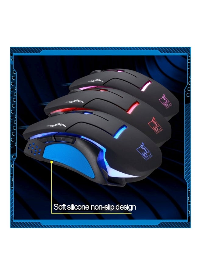 T7 LED Wired Gaming Mouse Black - Image 2