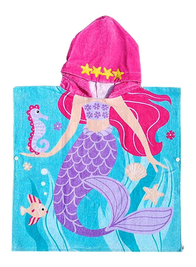 Generic Printed Hooded Pullover Swimming Bath Towel 60cm