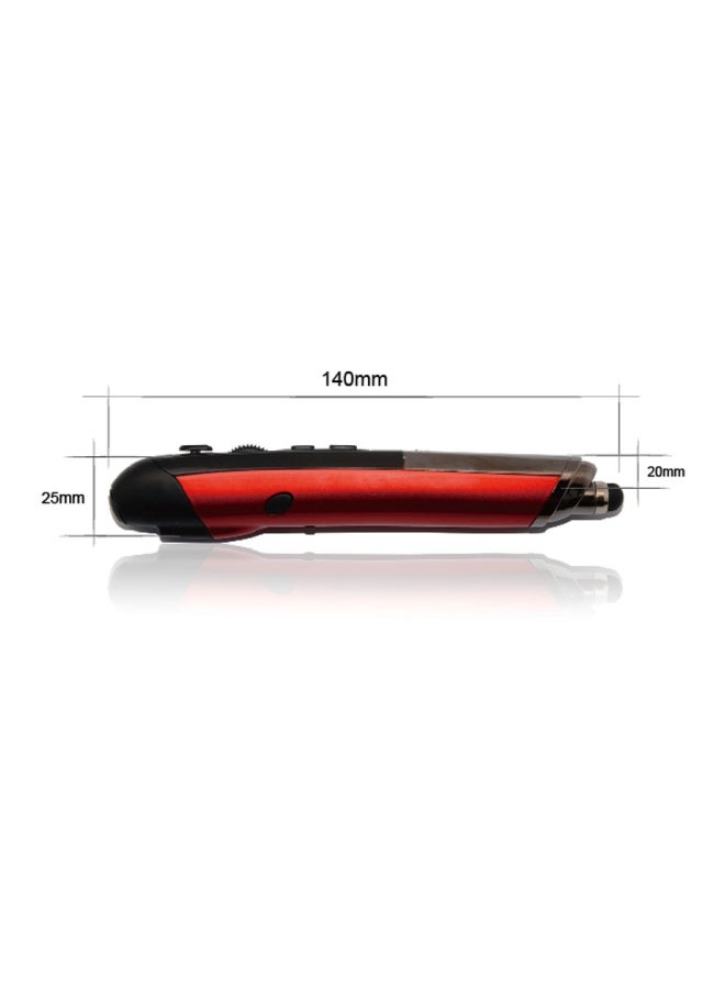 PR-08 Wireless Pen-Style Mouse Red/Black - Image 4