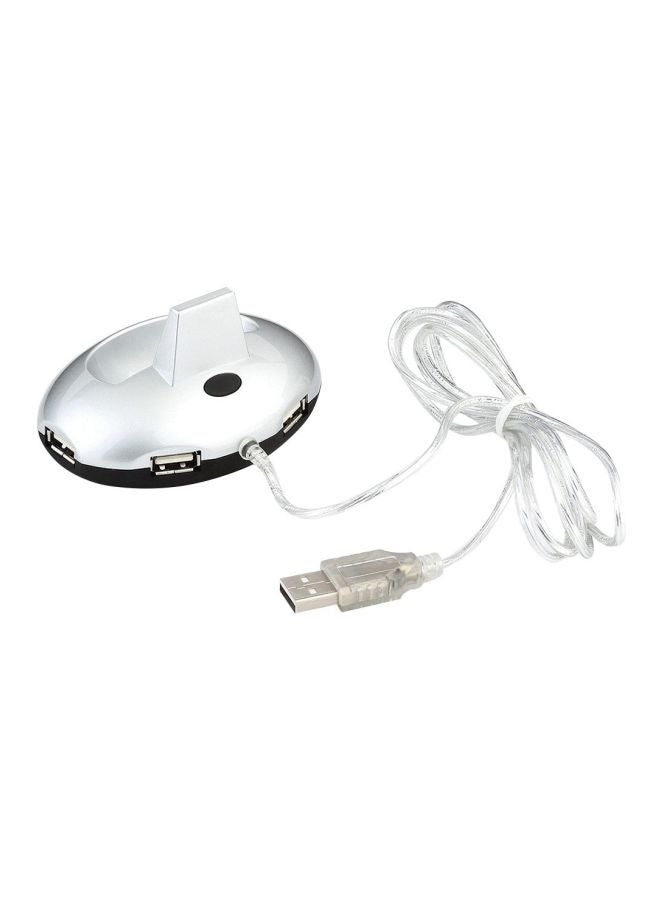ماوس MZ-012 ضوئي لاسلكي مع قاعدة شحن USB أسود/ فضي - Image 5