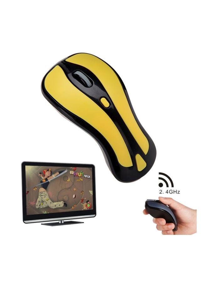 PR-01 Wireless Fly Air Mouse For Computer And Smart TV Box Yellow/Black - Image 3