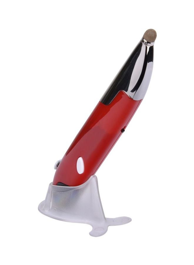 PR-06 Wireless Optical Mouse With Stylus Pen Function Red - Image 2