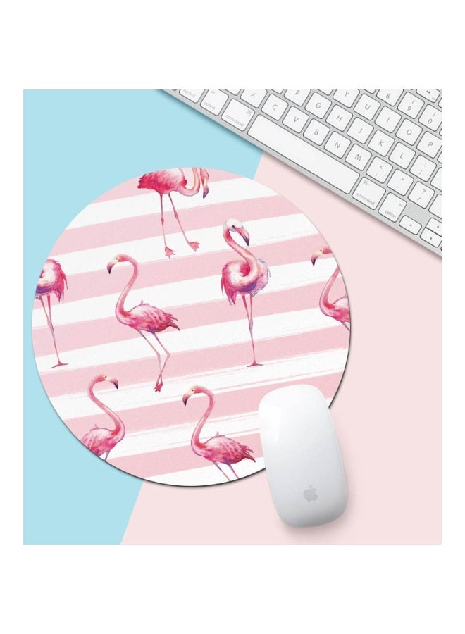 Printed Mouse Pad Pink/White  - Image 2