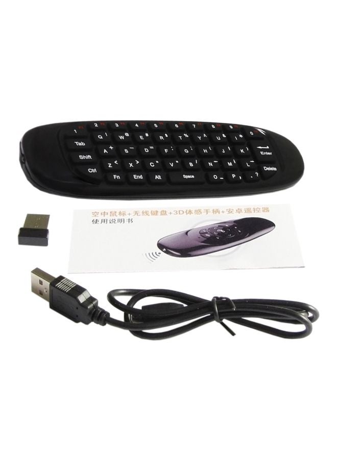 Wireless Keyboard Remote Control For Android TV Box/PC Black/White - Image 4