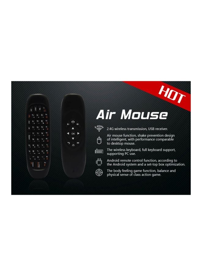 Generic - Air Mouse Wireless Keyboard For PC/HTPC/IPTV/Smart TV/Android TV Box Black/White - Image 1