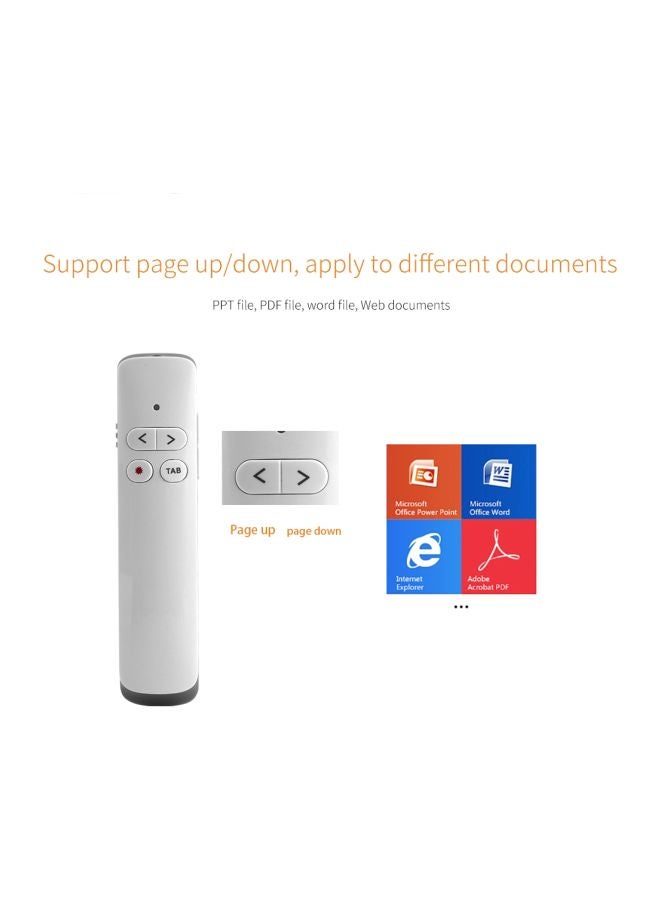Generic - Wireless Presentation Remote White - Image 1