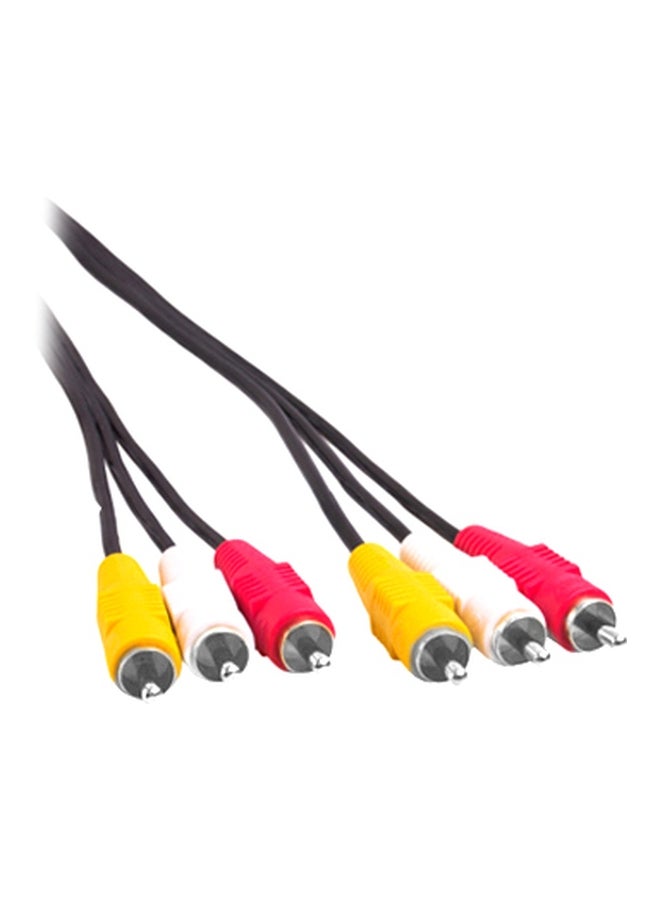 Generic - Audio Video Stereo RCA AV Cable Black/Red/Yellow - Image 1