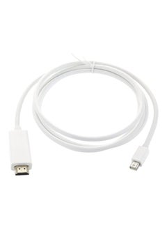 Mini DisplayPort To HDMI Male Cable White