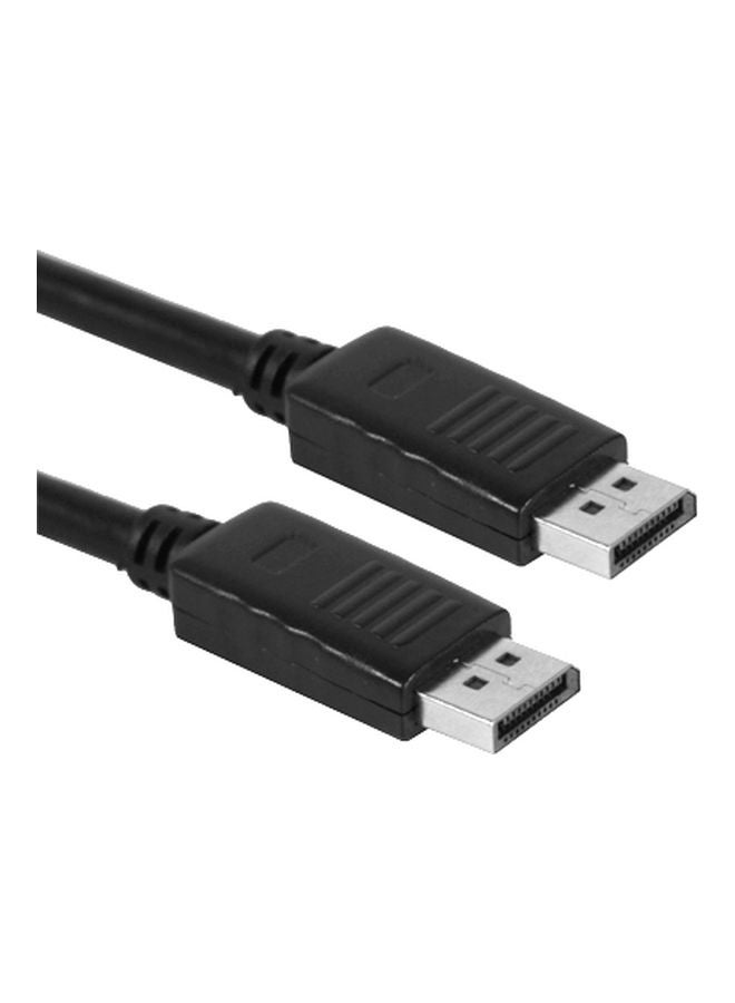 DisplayPort To DisplayPort Cable Black