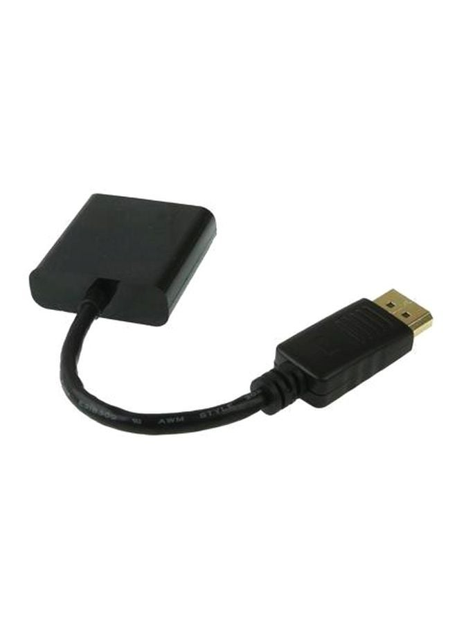 DisplayPort To VGA Adapter Black  - Image 2