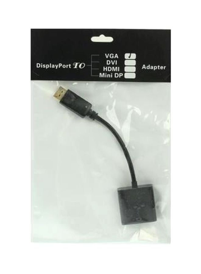 DisplayPort To VGA Adapter Black  - Image 3