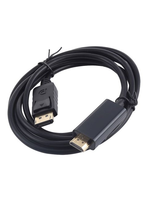 DisplayPort To HDMI High Digital Adapter Cable | Black