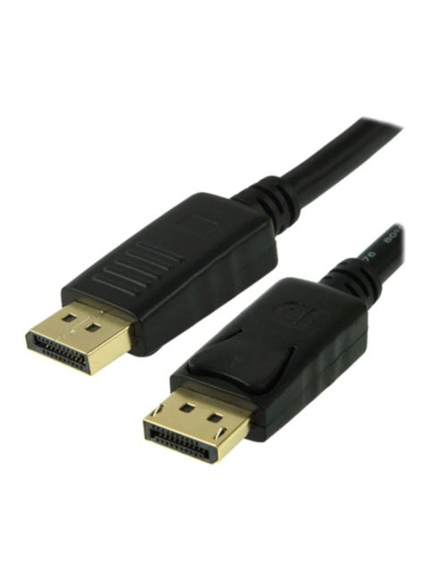 كابل من DisplayPort إلى DisplayPort أسود
