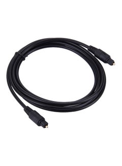 Digital Audio Optical Fiber Cable Black