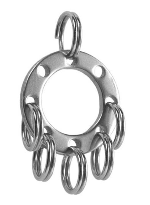 Multi-Purpose Circular Clip Key Ring