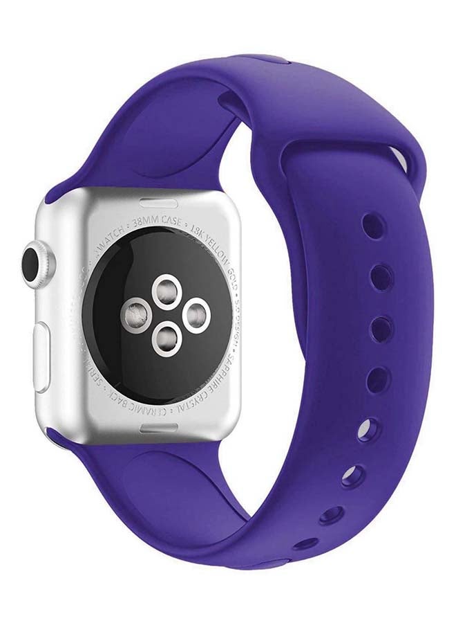 سوار رياضي بديل لساعات أبل سيريز 1,2,3 أرجواني - Image 1