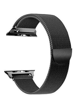 Stainless Steel Replacement Band For Apple iWatch Series 1, 2, 3 And 4 Black - v1567423575/N24030651A_1