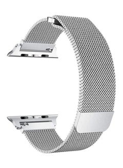 Milanese Loop Stainless Steel Band For Apple Watch 38/40mm Silver