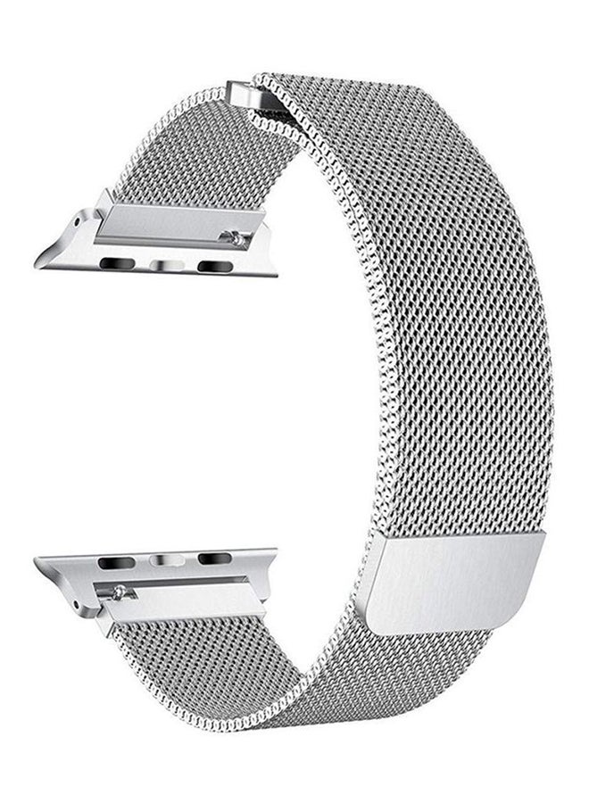 Generic - Milanese Loop Stainless Steel Band For Apple Watch 38/40mm Silver - Image 1